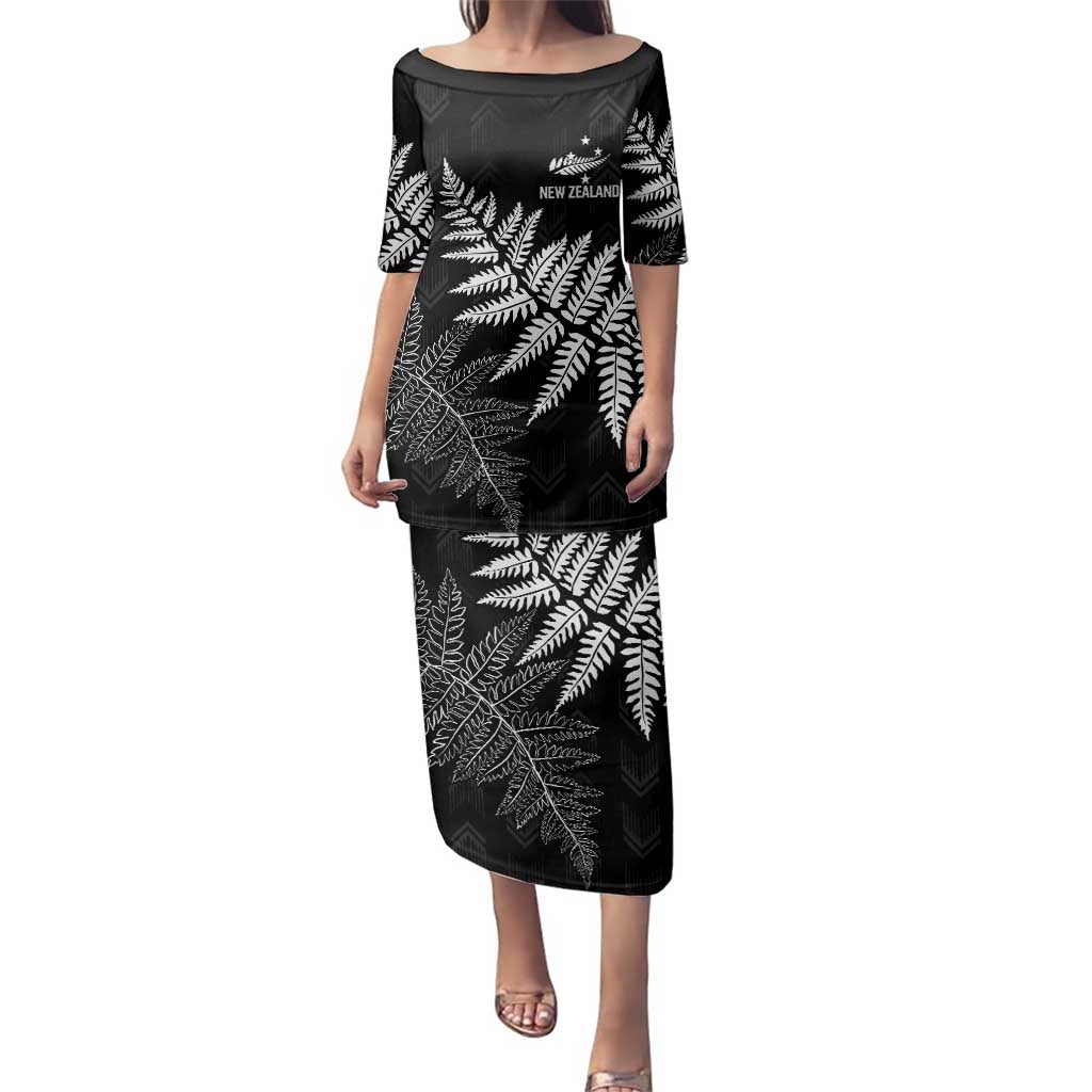 New Zealand Lawn Bowls Personalized Family Matching Puletasi and Hawaiian Shirt Wrap-Around Silver Fern - Aussie Hoodie