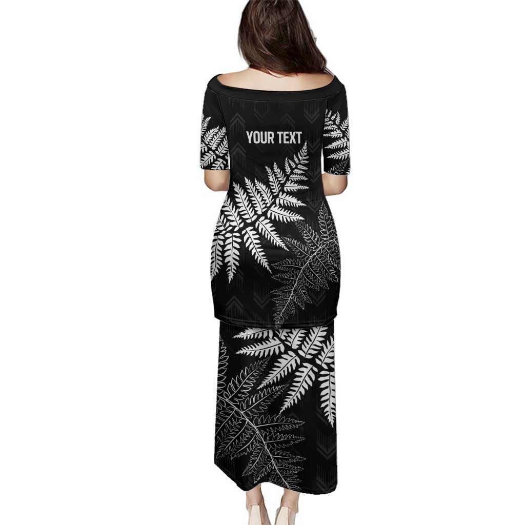 New Zealand Lawn Bowls Personalized Family Matching Puletasi and Hawaiian Shirt Wrap-Around Silver Fern - Aussie Hoodie