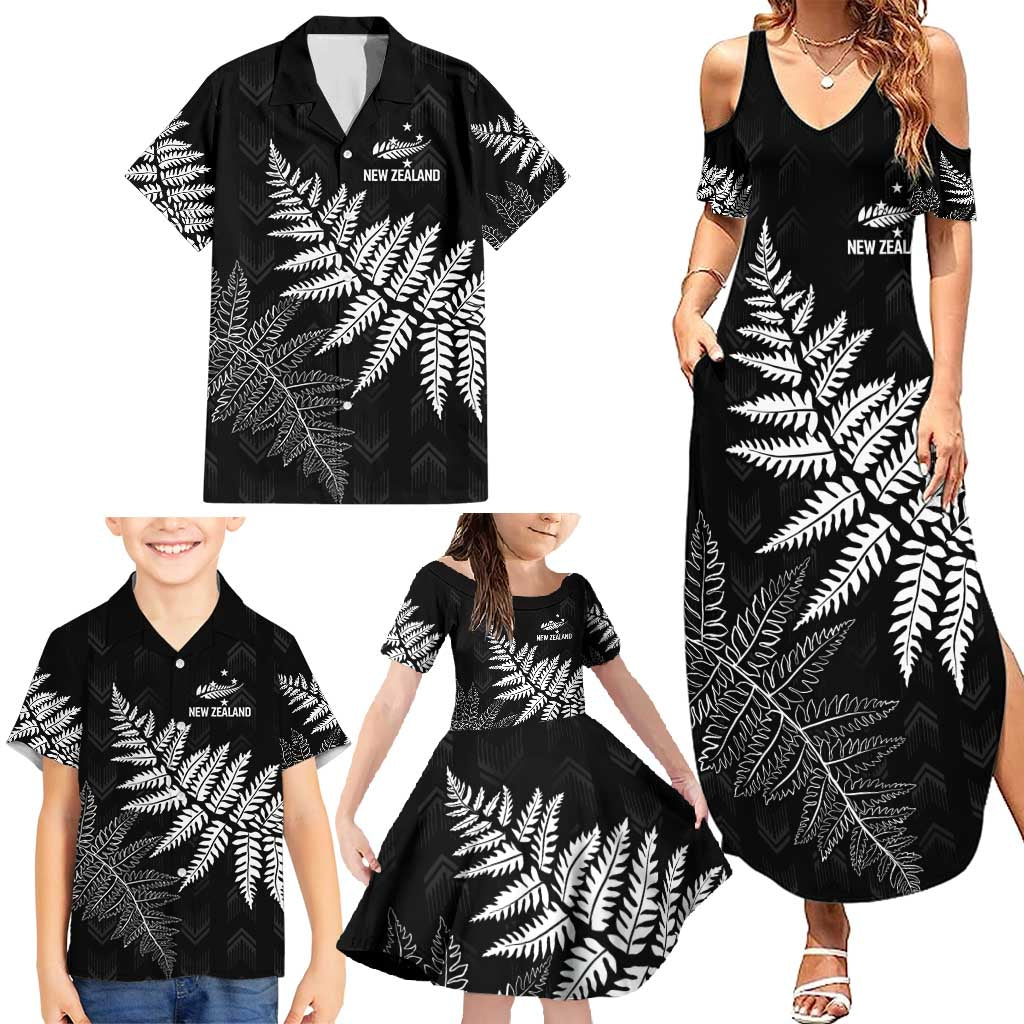 New Zealand Lawn Bowls Personalized Family Matching Summer Maxi Dress and Hawaiian Shirt Wrap-Around Silver Fern - Aussie Hoodie