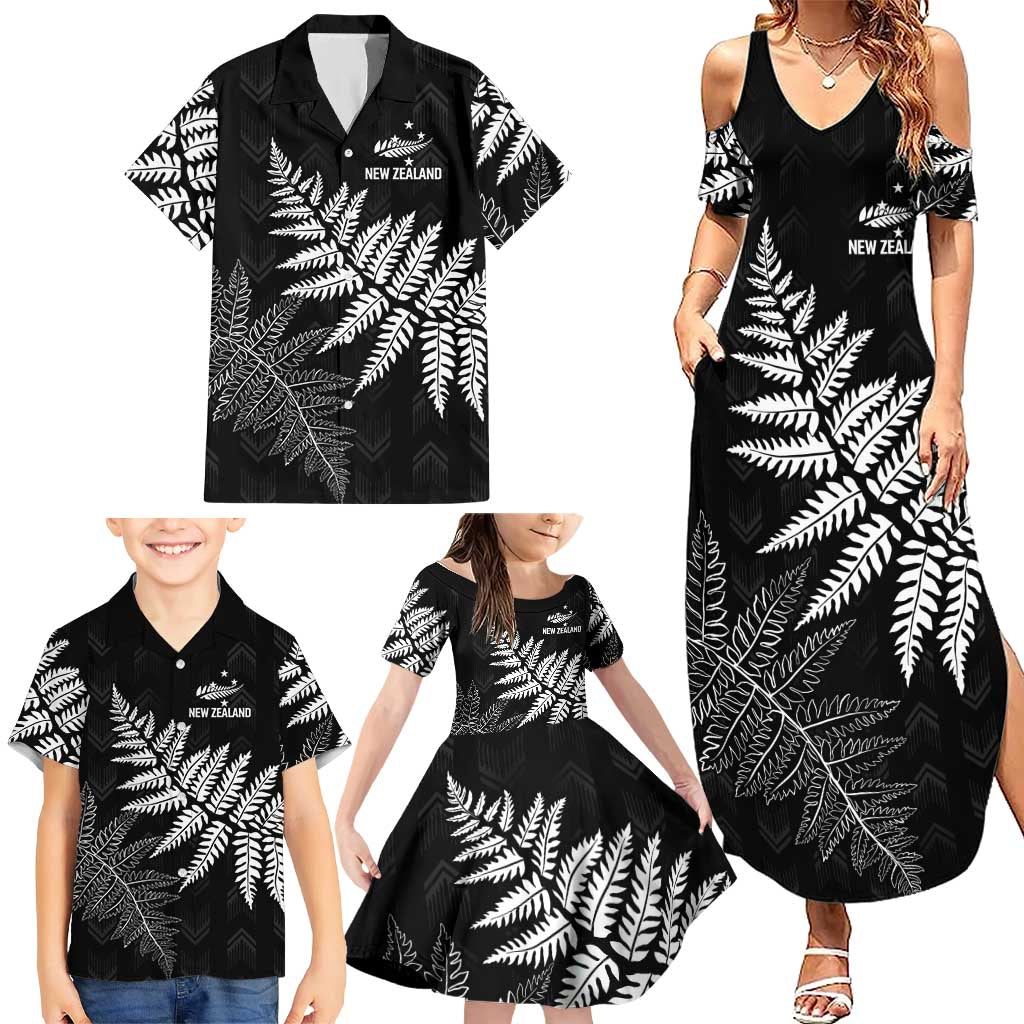 New Zealand Lawn Bowls Personalized Family Matching Summer Maxi Dress and Hawaiian Shirt Wrap-Around Silver Fern - Aussie Hoodie