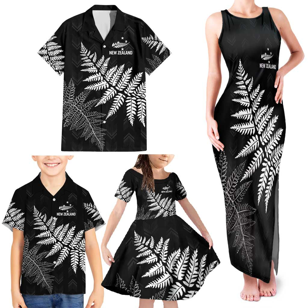 New Zealand Lawn Bowls Personalized Family Matching Tank Maxi Dress and Hawaiian Shirt Wrap-Around Silver Fern - Aussie Hoodie