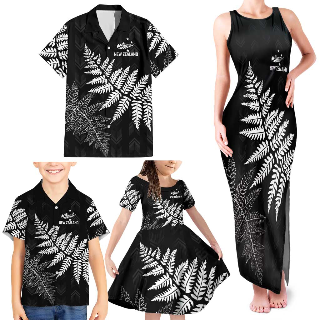 New Zealand Lawn Bowls Personalized Family Matching Tank Maxi Dress and Hawaiian Shirt Wrap-Around Silver Fern - Aussie Hoodie