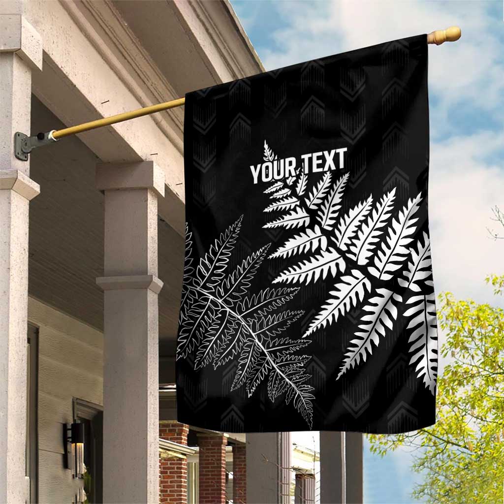 New Zealand Lawn Bowls Personalized Garden Flag Wrap-Around Silver Fern - Aussie Hoodie