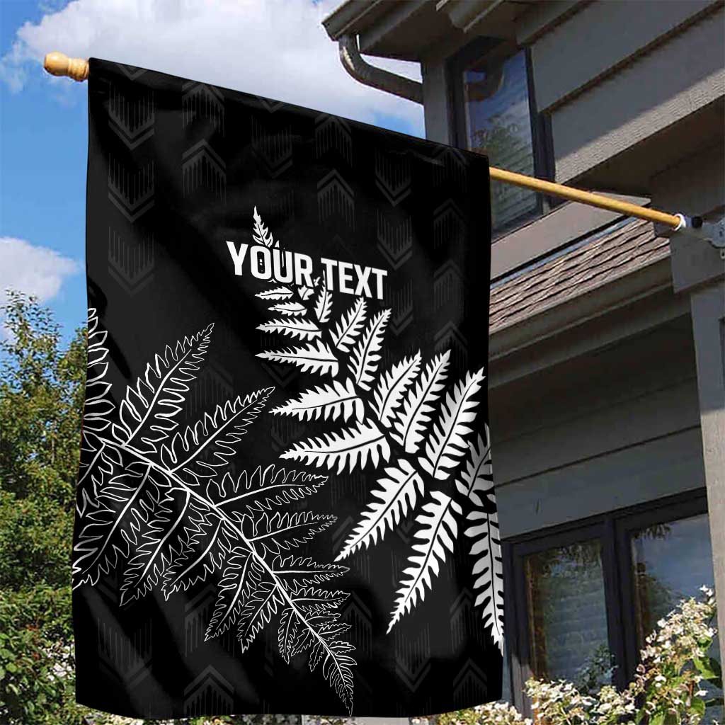 New Zealand Lawn Bowls Personalized Garden Flag Wrap-Around Silver Fern - Aussie Hoodie