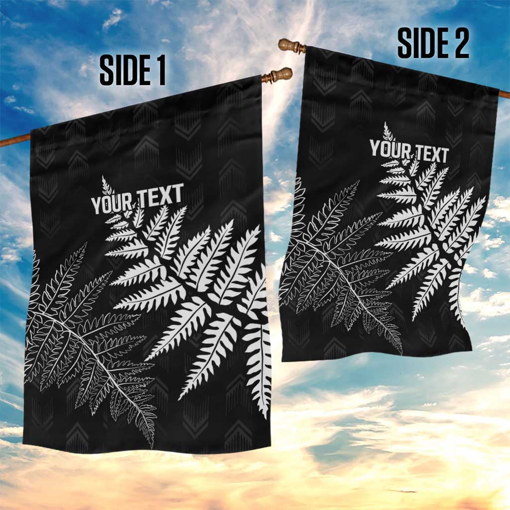 New Zealand Lawn Bowls Personalized Garden Flag Wrap-Around Silver Fern - Aussie Hoodie