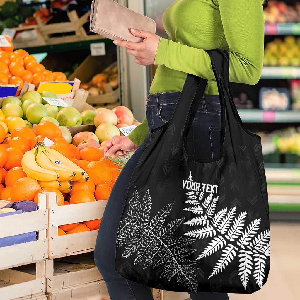 New Zealand Lawn Bowls Personalized Grocery Bag Wrap-Around Silver Fern - Aussie Hoodie