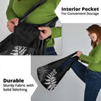 New Zealand Lawn Bowls Personalized Grocery Bag Wrap-Around Silver Fern - Aussie Hoodie