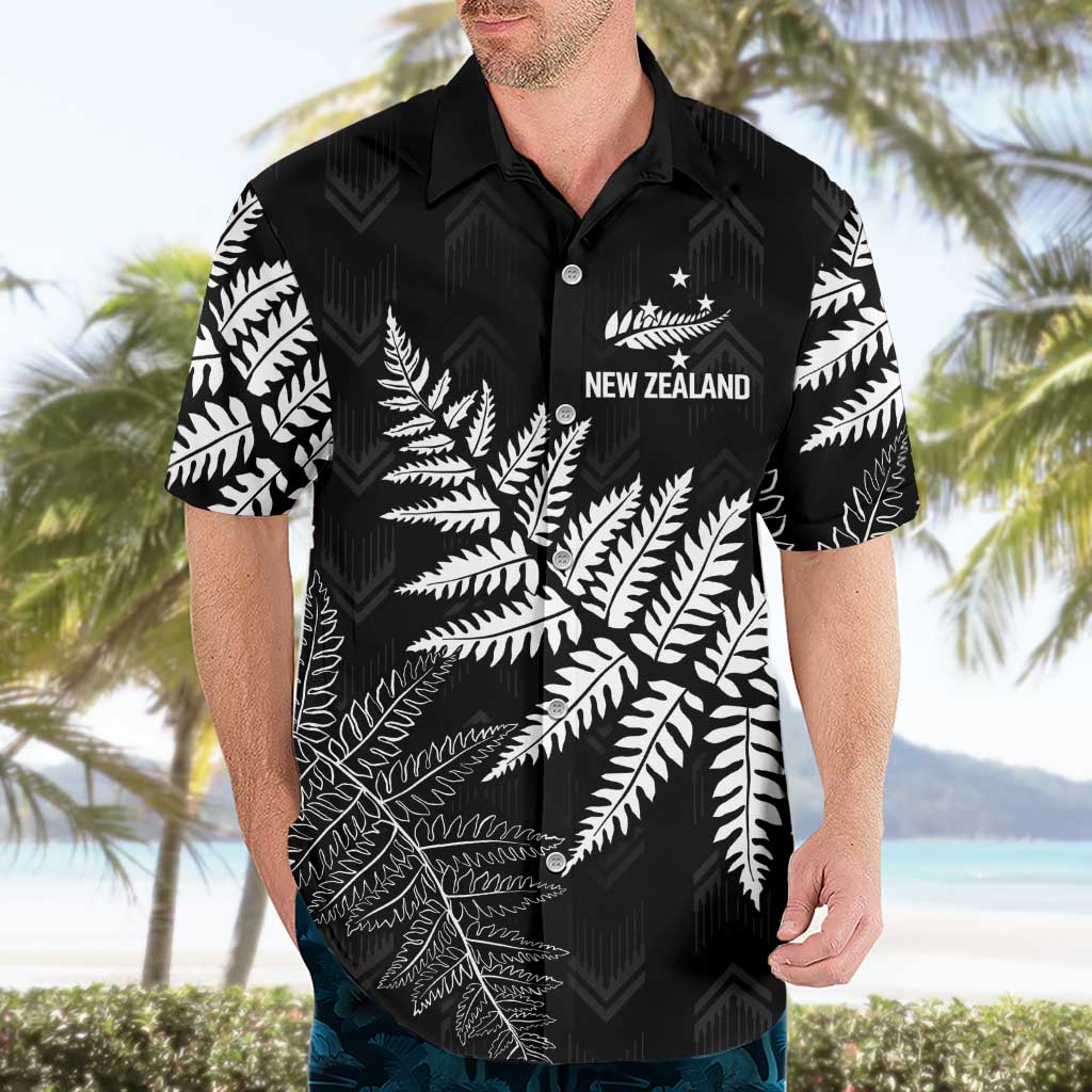 New Zealand Lawn Bowls Personalized Hawaiian Shirt Wrap-Around Silver Fern - Aussie Hoodie