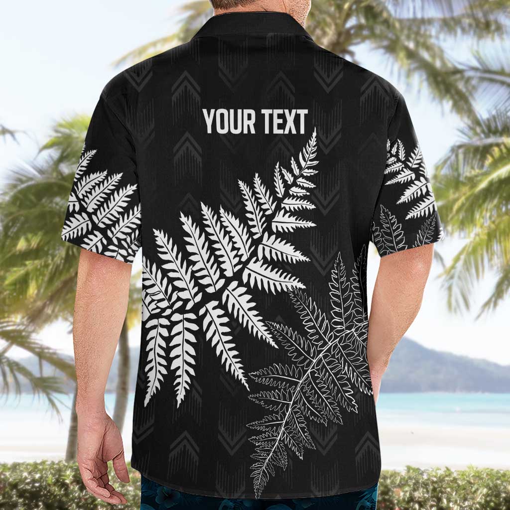New Zealand Lawn Bowls Personalized Hawaiian Shirt Wrap-Around Silver Fern - Aussie Hoodie