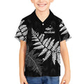 New Zealand Lawn Bowls Personalized Kid Hawaiian Shirt Wrap-Around Silver Fern - Aussie Hoodie