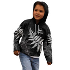 New Zealand Lawn Bowls Personalized Kid Hoodie Wrap-Around Silver Fern - Aussie Hoodie