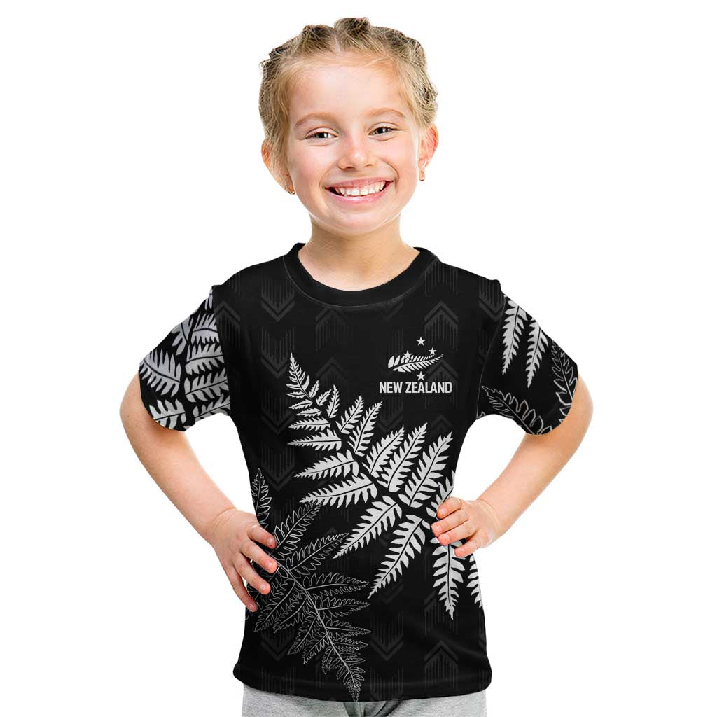 New Zealand Lawn Bowls Personalized Kid T Shirt Wrap-Around Silver Fern - Aussie Hoodie