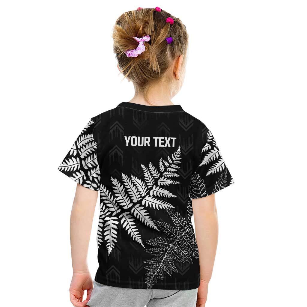 New Zealand Lawn Bowls Personalized Kid T Shirt Wrap-Around Silver Fern - Aussie Hoodie