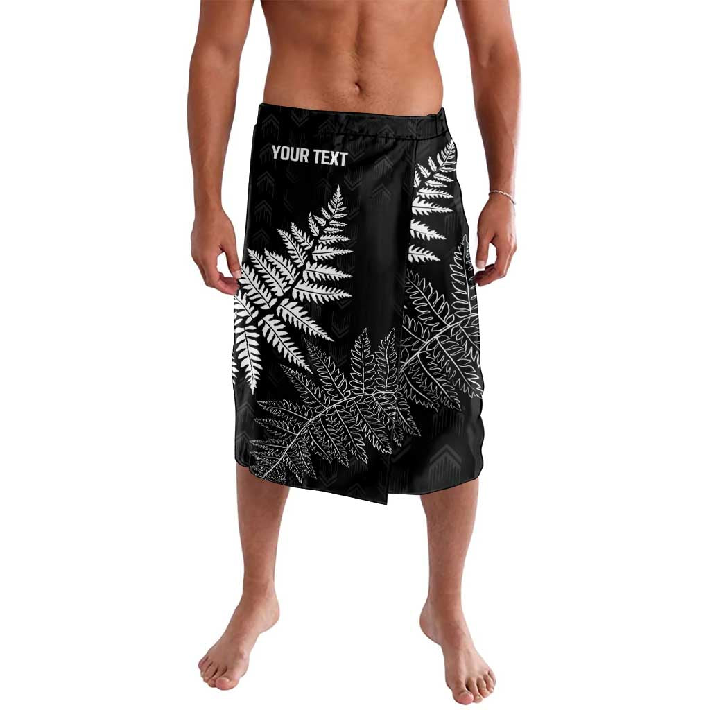 New Zealand Lawn Bowls Personalized Lavalava Wrap-Around Silver Fern - Aussie Hoodie