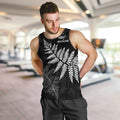 New Zealand Lawn Bowls Personalized Men Tank Top Wrap-Around Silver Fern - Aussie Hoodie
