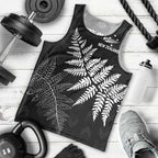 New Zealand Lawn Bowls Personalized Men Tank Top Wrap-Around Silver Fern - Aussie Hoodie
