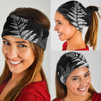 New Zealand Lawn Bowls Personalized Neck Gaiter Wrap-Around Silver Fern - Aussie Hoodie