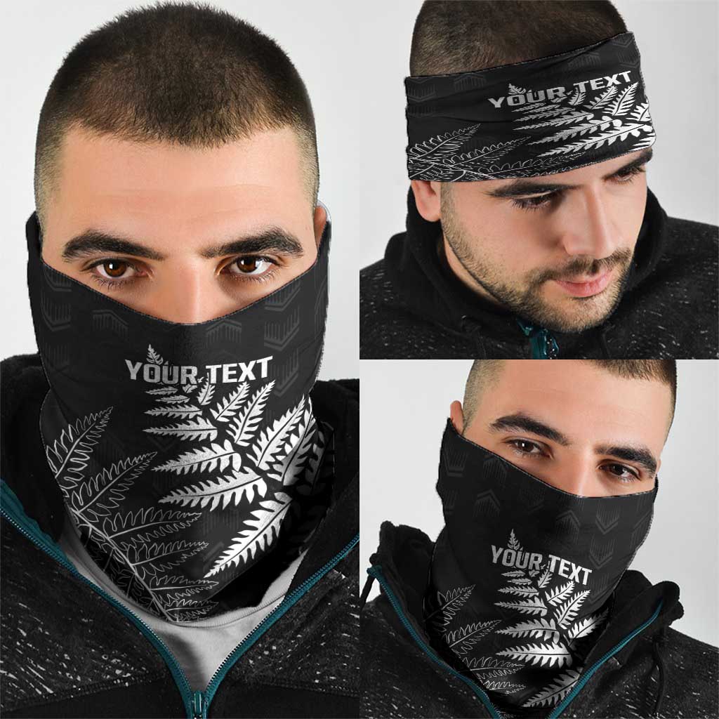 New Zealand Lawn Bowls Personalized Neck Gaiter Wrap-Around Silver Fern - Aussie Hoodie