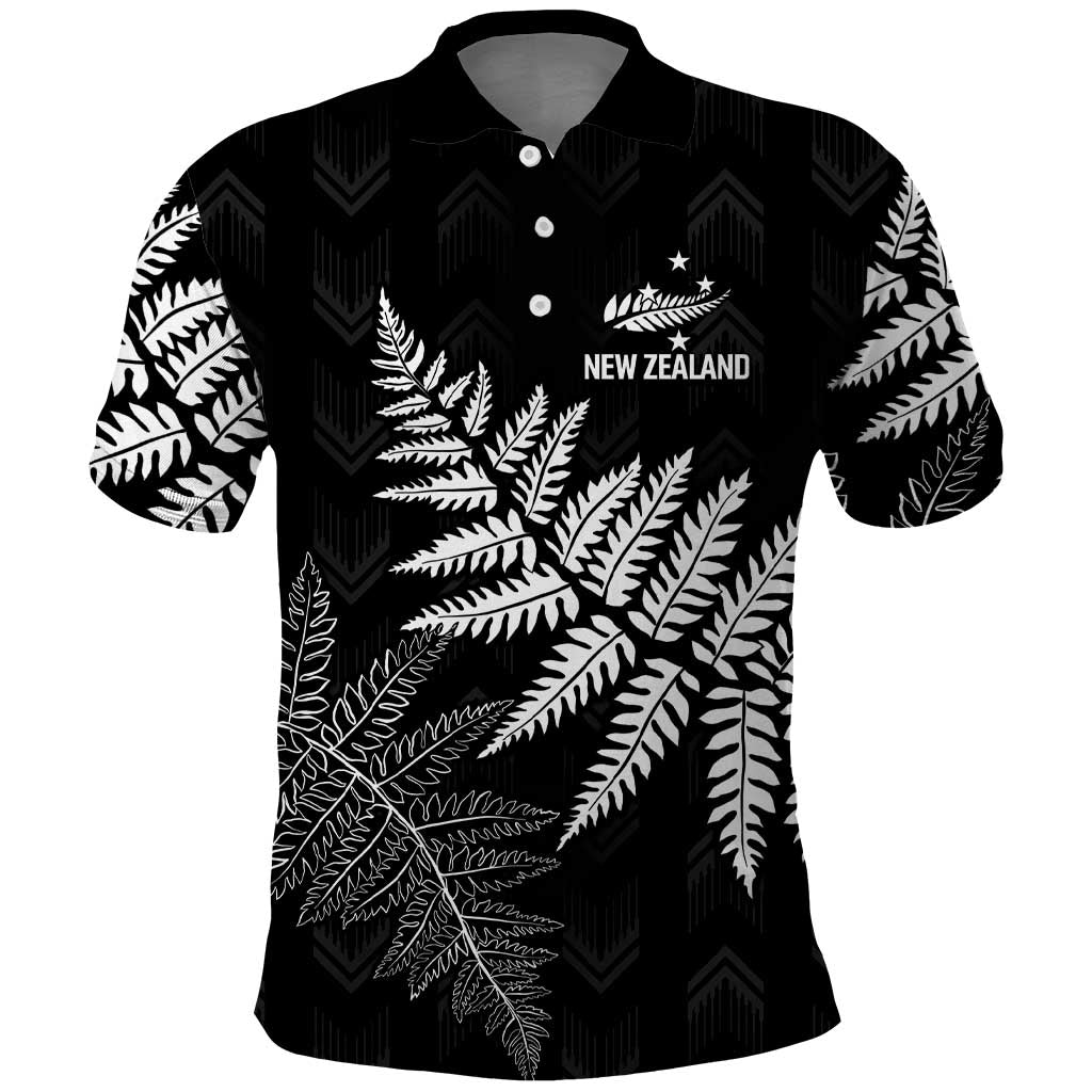 New Zealand Lawn Bowls Personalized Polo Shirt Wrap-Around Silver Fern - Aussie Hoodie