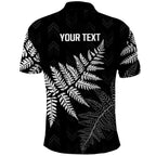 New Zealand Lawn Bowls Personalized Polo Shirt Wrap-Around Silver Fern - Aussie Hoodie