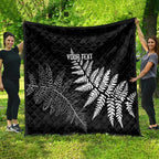 New Zealand Lawn Bowls Personalized Quilt Wrap-Around Silver Fern - Aussie Hoodie
