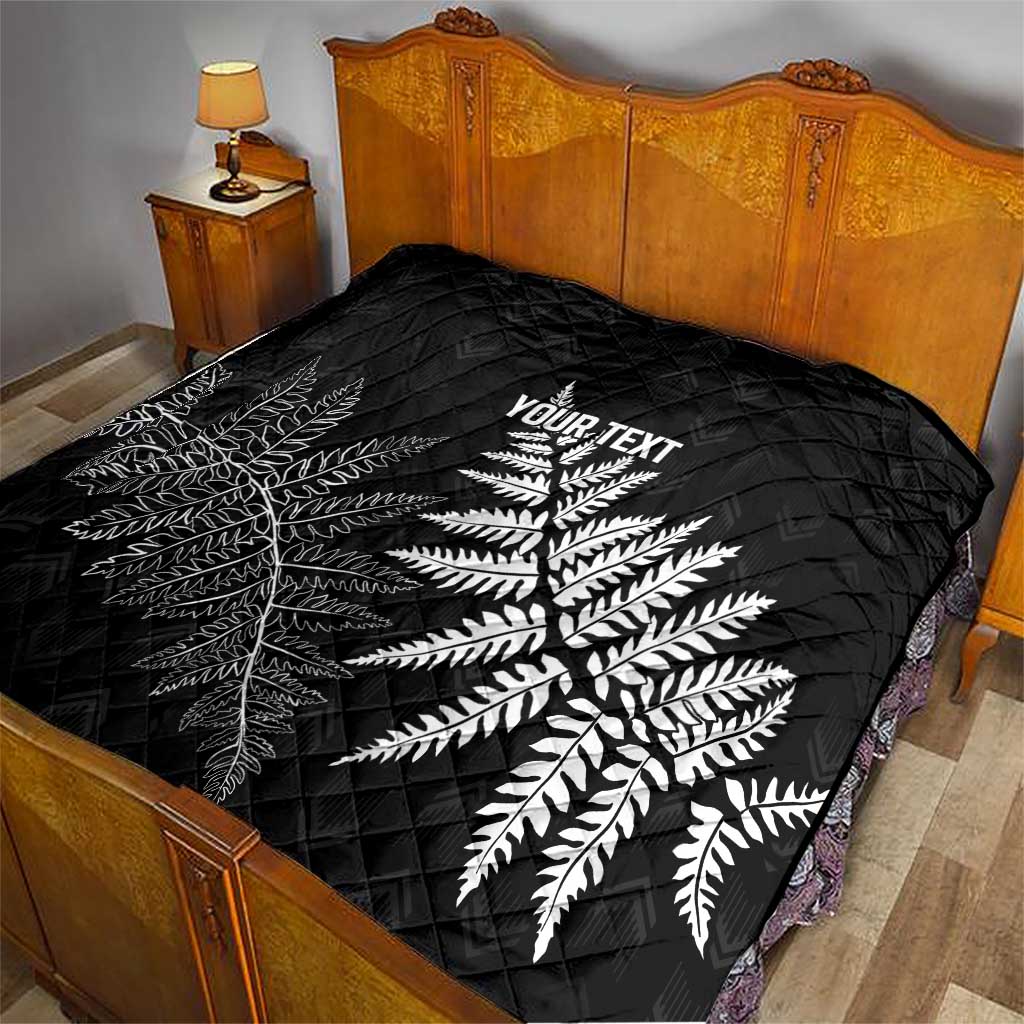 New Zealand Lawn Bowls Personalized Quilt Wrap-Around Silver Fern - Aussie Hoodie