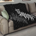 New Zealand Lawn Bowls Personalized Quilt Wrap-Around Silver Fern - Aussie Hoodie