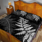 New Zealand Lawn Bowls Personalized Quilt Bed Set Wrap-Around Silver Fern - Aussie Hoodie