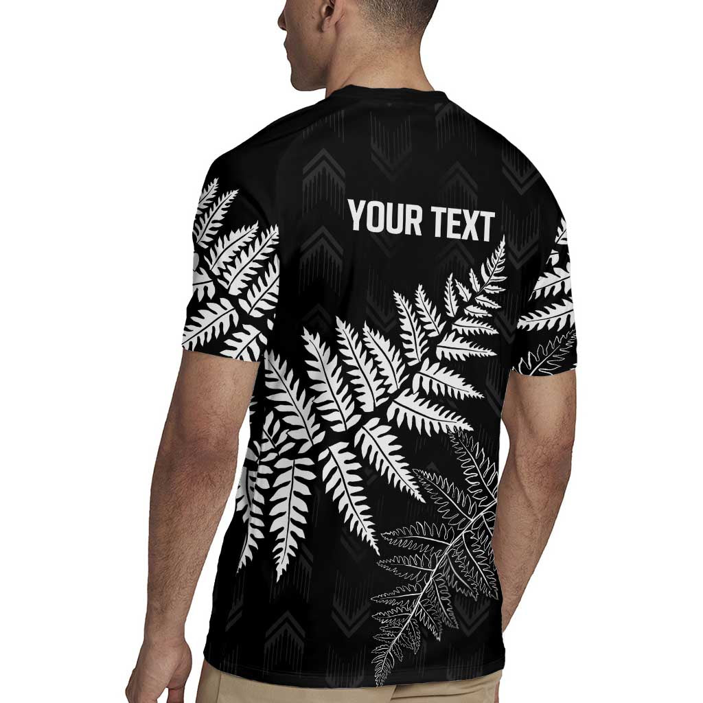 New Zealand Lawn Bowls Personalized Rugby Jersey Wrap-Around Silver Fern - Aussie Hoodie
