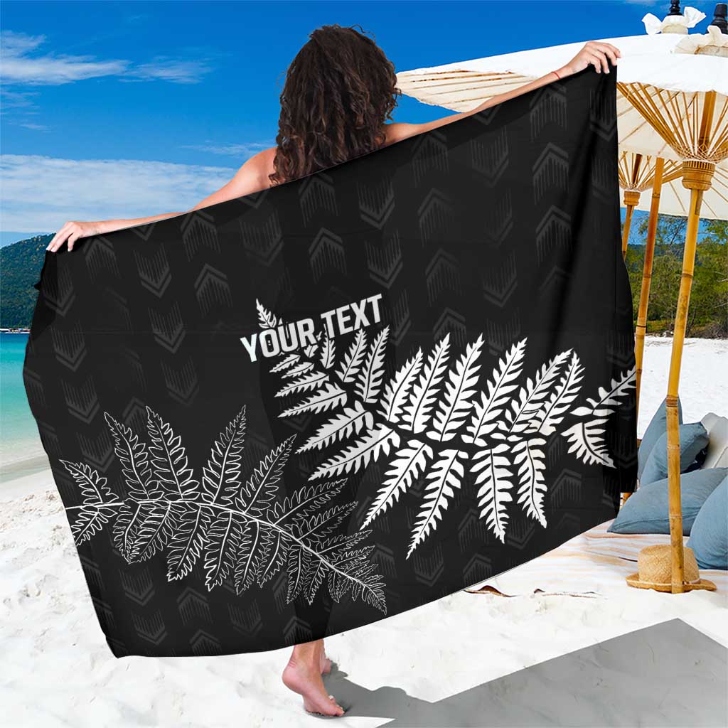 New Zealand Lawn Bowls Personalized Sarong Wrap-Around Silver Fern - Aussie Hoodie