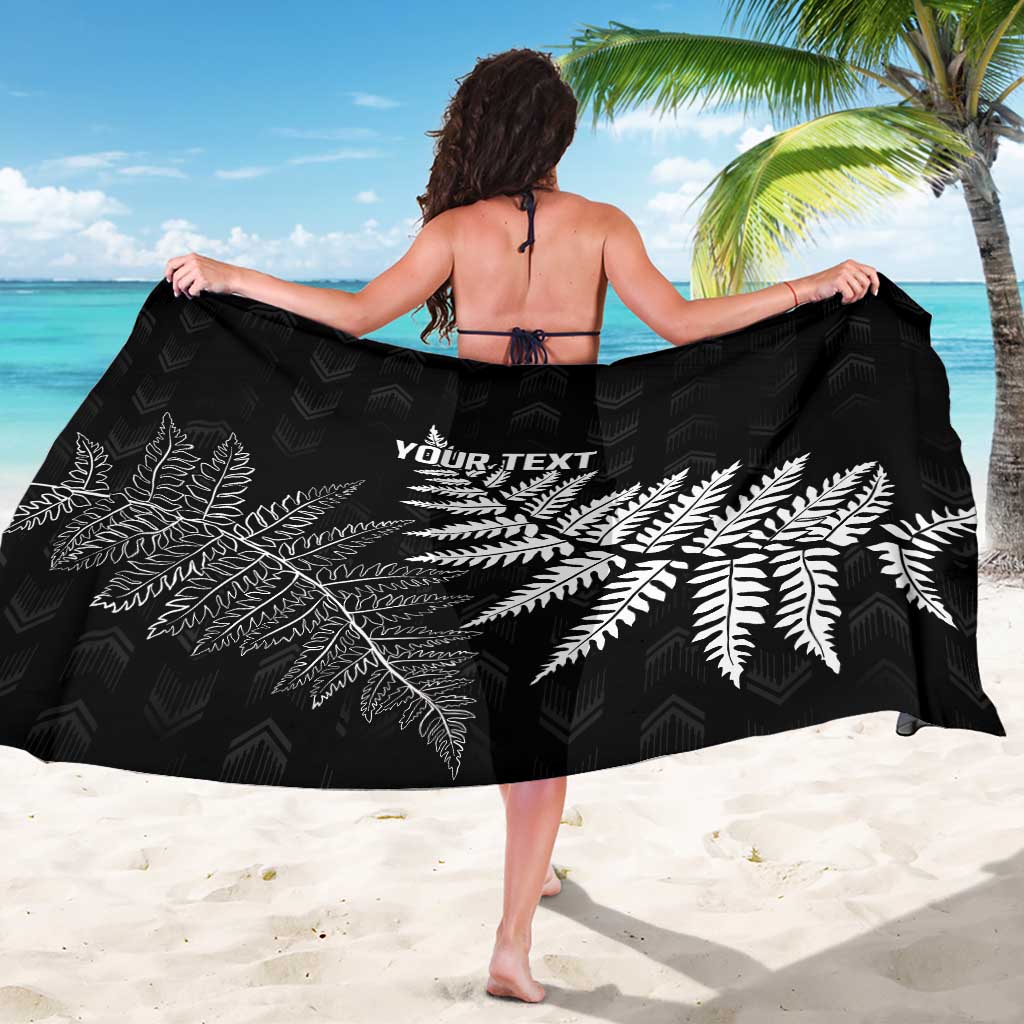 New Zealand Lawn Bowls Personalized Sarong Wrap-Around Silver Fern - Aussie Hoodie