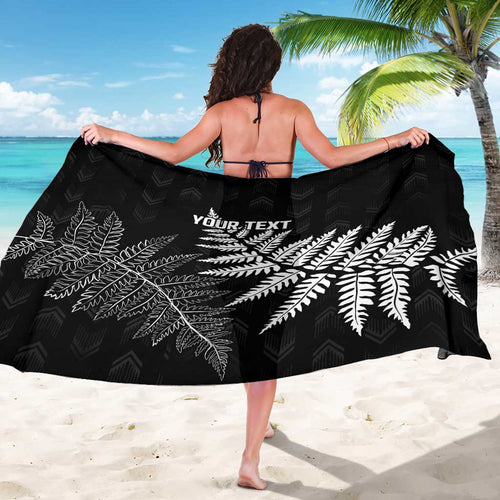 New Zealand Lawn Bowls Personalized Sarong Wrap-Around Silver Fern - Aussie Hoodie