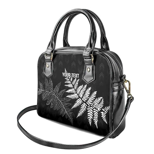 New Zealand Lawn Bowls Personalized Shoulder Handbag Wrap-Around Silver Fern - Aussie Hoodie