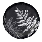 New Zealand Lawn Bowls Personalized Spare Tire Cover Wrap-Around Silver Fern - Aussie Hoodie