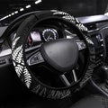 New Zealand Lawn Bowls Steering Wheel Cover Wrap-Around Silver Fern - Aussie Hoodie