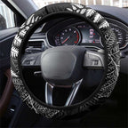New Zealand Lawn Bowls Steering Wheel Cover Wrap-Around Silver Fern - Aussie Hoodie