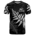 New Zealand Lawn Bowls Personalized T Shirt Wrap-Around Silver Fern - Aussie Hoodie