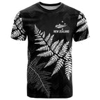 New Zealand Lawn Bowls Personalized T Shirt Wrap-Around Silver Fern - Aussie Hoodie