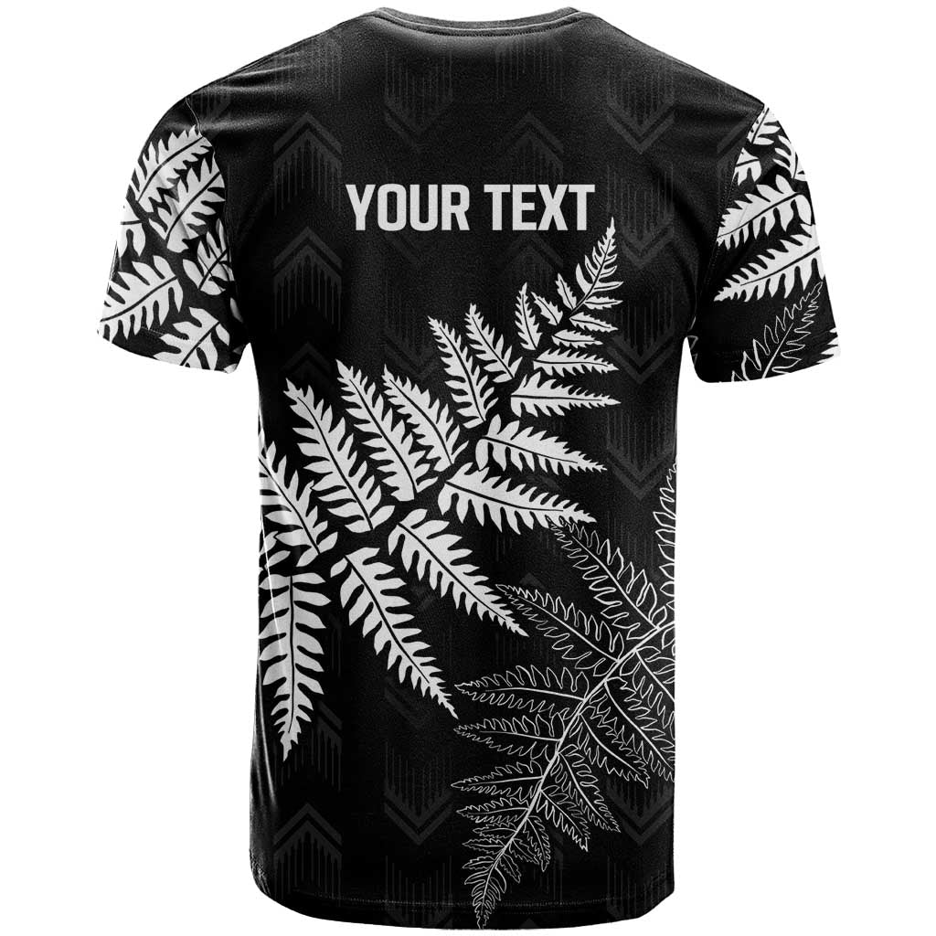 New Zealand Lawn Bowls Personalized T Shirt Wrap-Around Silver Fern - Aussie Hoodie