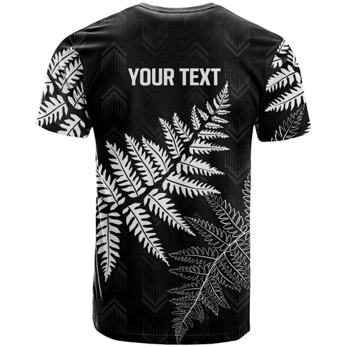 New Zealand Lawn Bowls Personalized T Shirt Wrap-Around Silver Fern - Aussie Hoodie