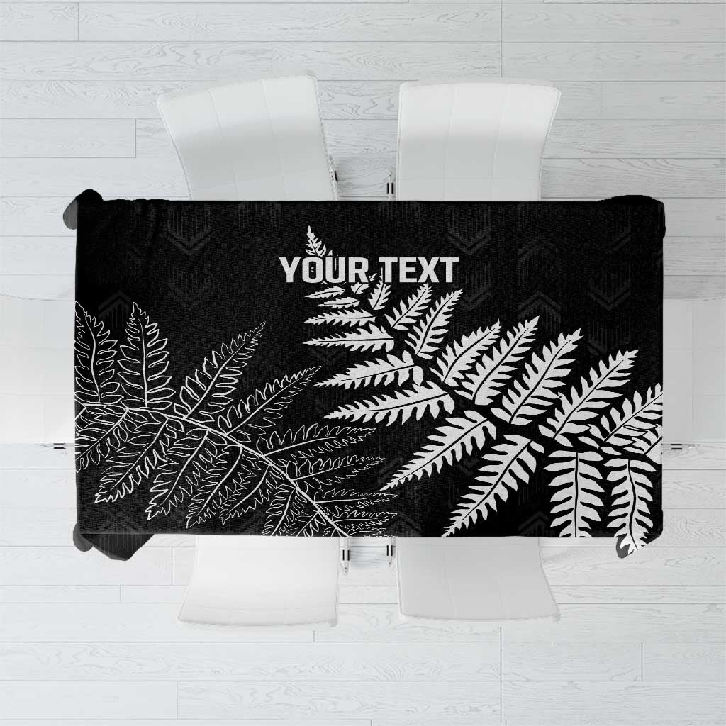 New Zealand Lawn Bowls Personalized Tablecloth Wrap-Around Silver Fern - Aussie Hoodie