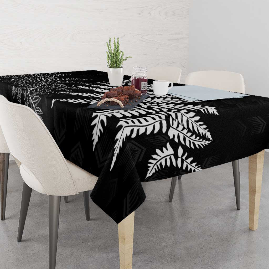 New Zealand Lawn Bowls Personalized Tablecloth Wrap-Around Silver Fern - Aussie Hoodie