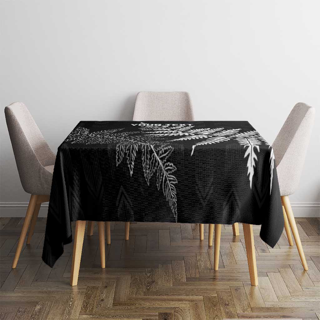 New Zealand Lawn Bowls Personalized Tablecloth Wrap-Around Silver Fern - Aussie Hoodie