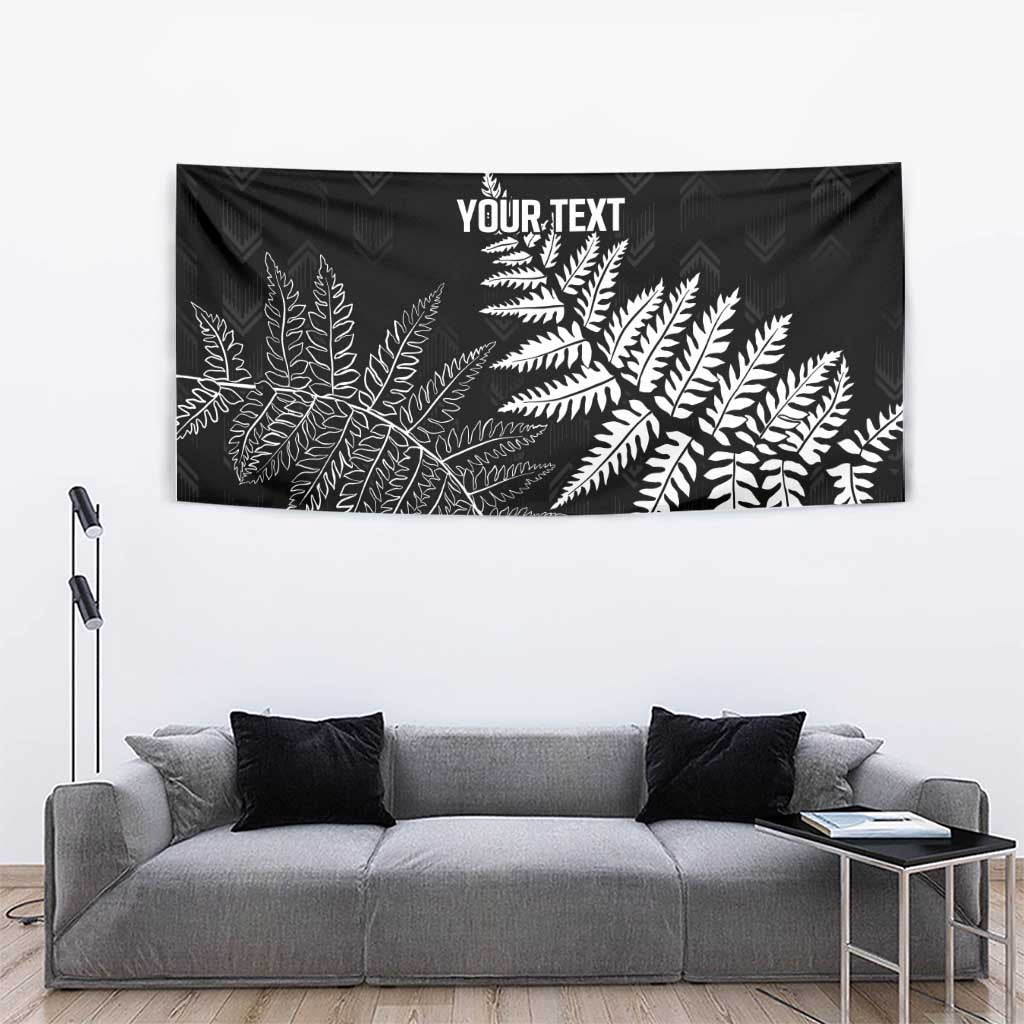 New Zealand Lawn Bowls Personalized Tapestry Wrap-Around Silver Fern - Aussie Hoodie