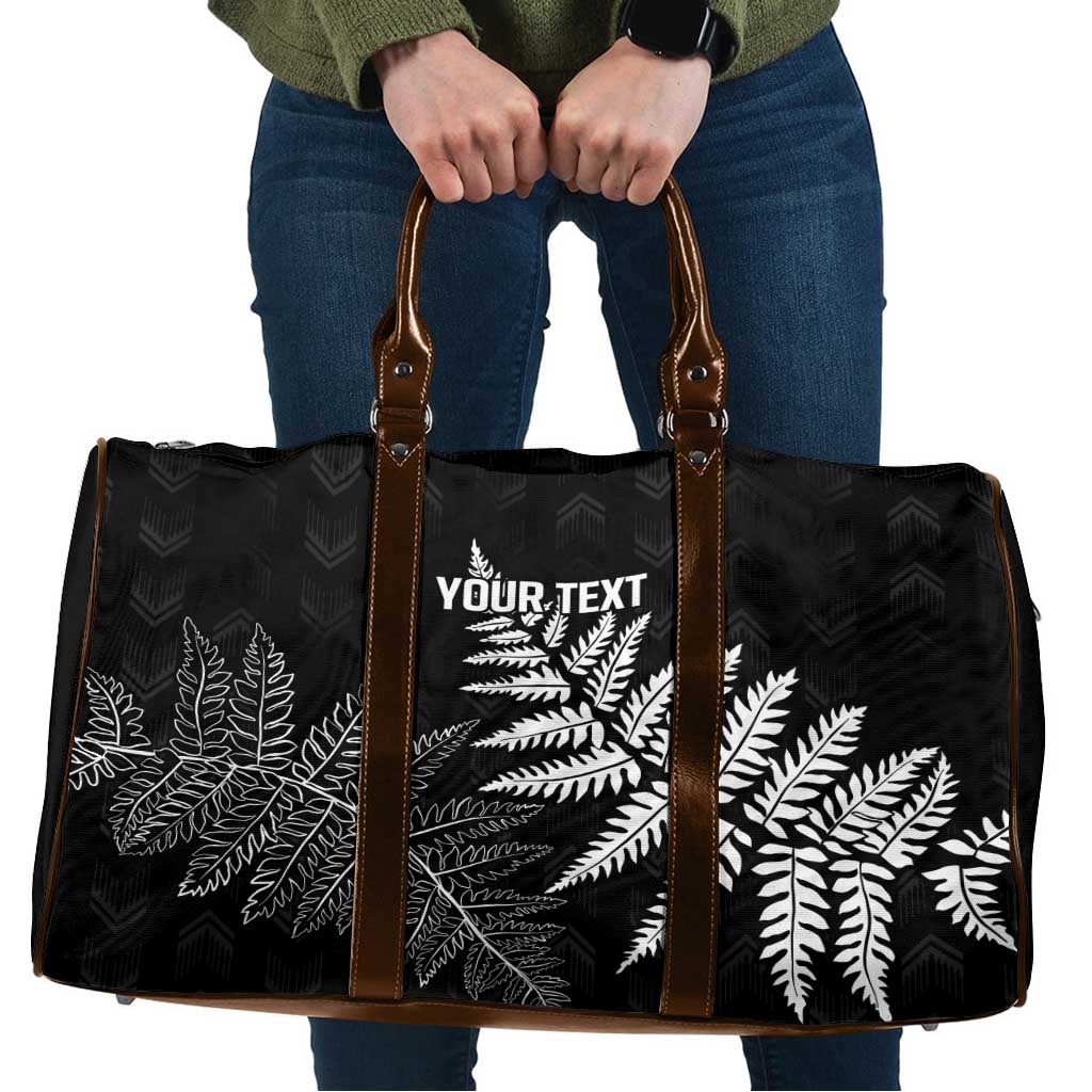 New Zealand Lawn Bowls Personalized Travel Bag Wrap-Around Silver Fern - Aussie Hoodie