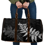 New Zealand Lawn Bowls Personalized Travel Bag Wrap-Around Silver Fern - Aussie Hoodie