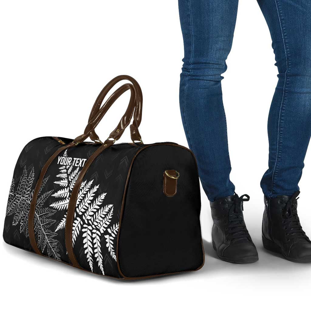 New Zealand Lawn Bowls Personalized Travel Bag Wrap-Around Silver Fern - Aussie Hoodie