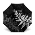 New Zealand Lawn Bowls Personalized Umbrella Wrap-Around Silver Fern - Aussie Hoodie