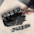 New Zealand Lawn Bowls Personalized Umbrella Wrap-Around Silver Fern - Aussie Hoodie