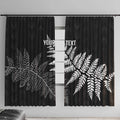 New Zealand Lawn Bowls Personalized Window Curtain Wrap-Around Silver Fern - Aussie Hoodie